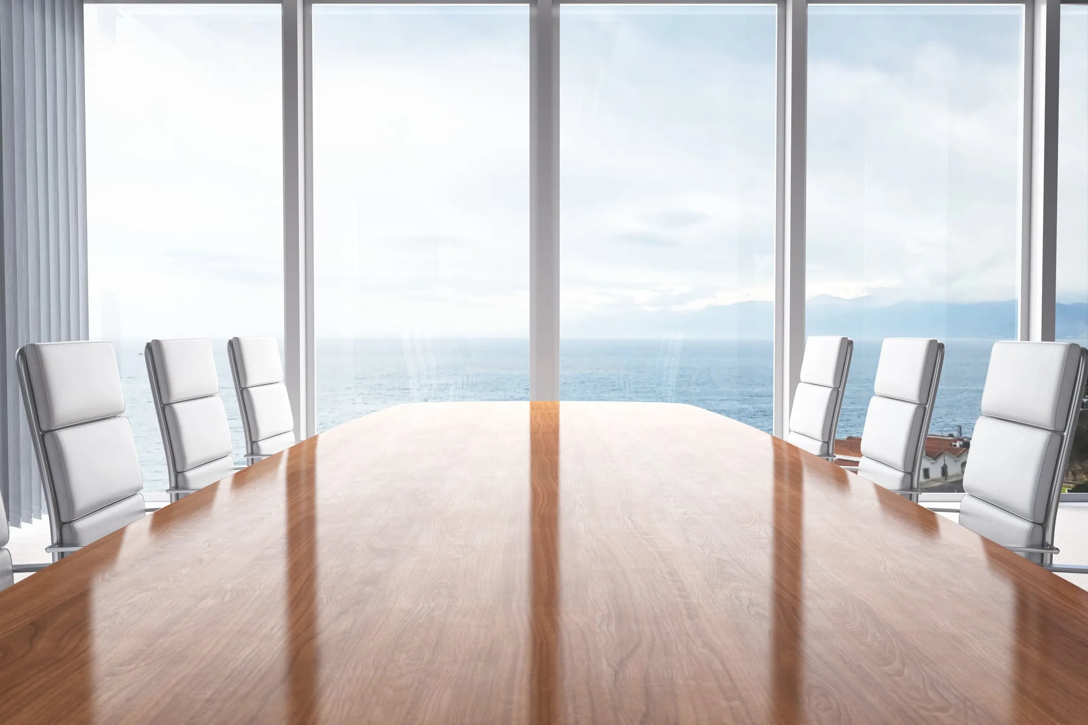 Sea-view office interior at C View Tower